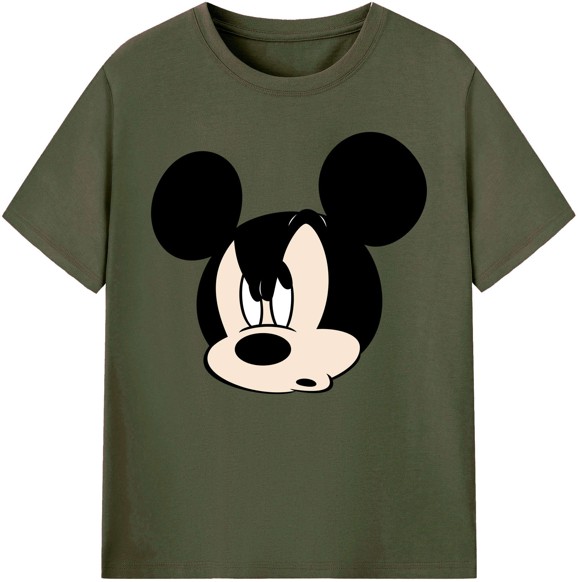 ミッキーマウス Mickey Mouse 綿100％ メンズ半袖Tシャツ｜肌触りやわらか＆通気性